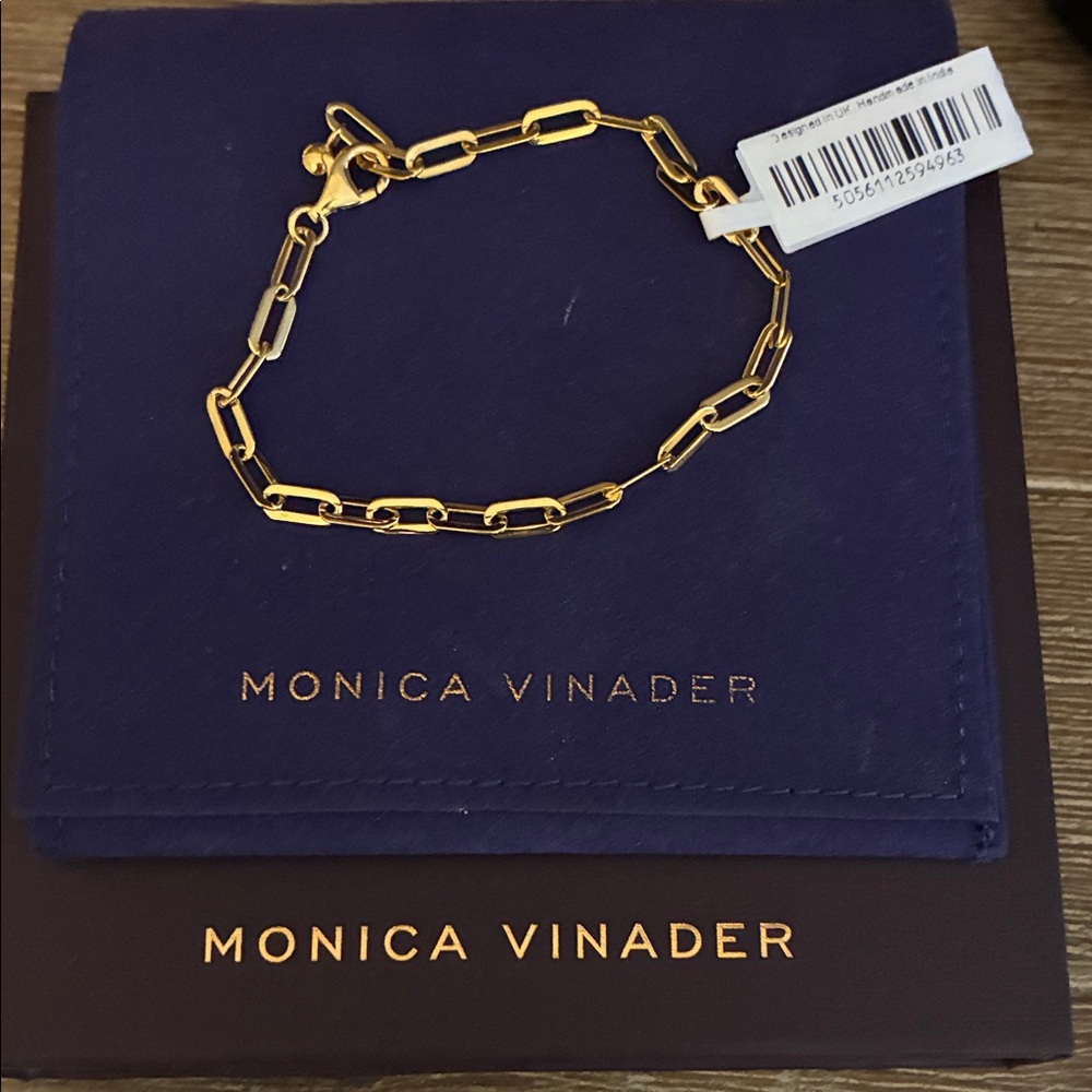 Monica Vinader Gold Chain Bracelet